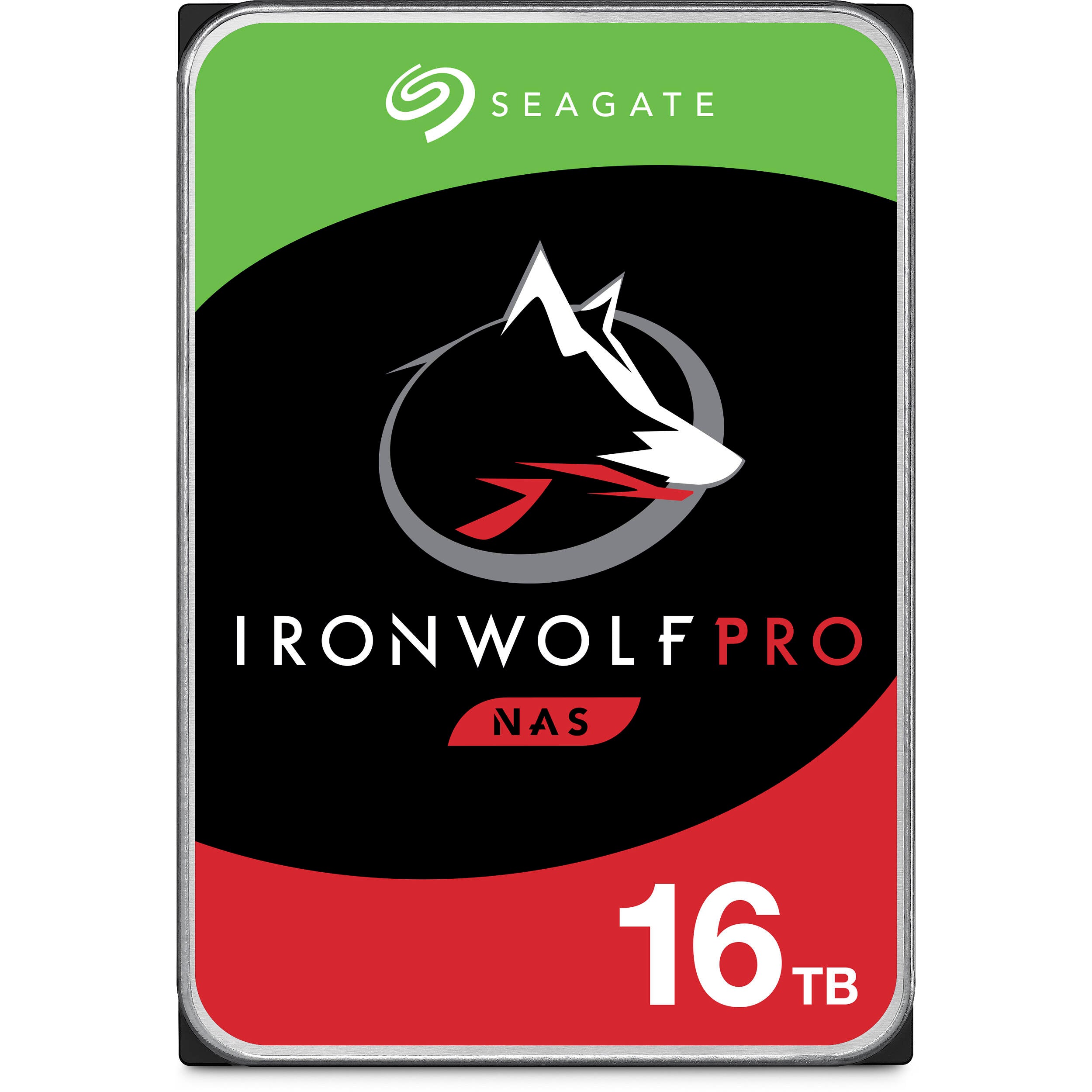 Seagate 16TB IronWolf Pro 7200 rpm SATA III 3.5" Internal NAS HDD CMR (ST16000NT001)