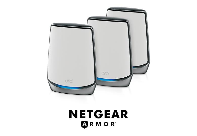 Orbi Tri-band Mesh WiFi 6 System, 6Gbps Router + 2 Satellites