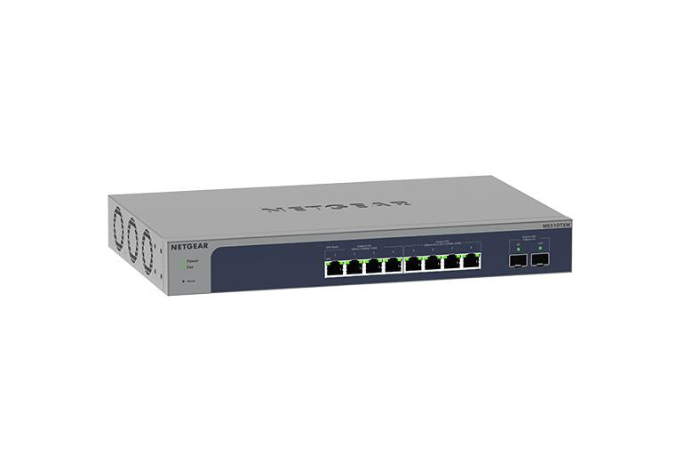 8-Port Multi-Gigabit/10G Ethernet Smart Switch with 2 SFP+ Ports