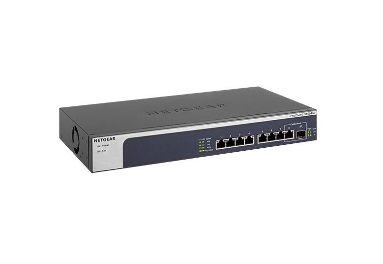 8-port, 5-speed Unmanaged Switch 10-Gigabit/Multi-Gigabit