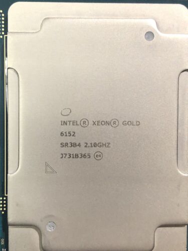 Intel® Xeon® Gold 6152 Processor 30.25M Cache, 2.10 GHz